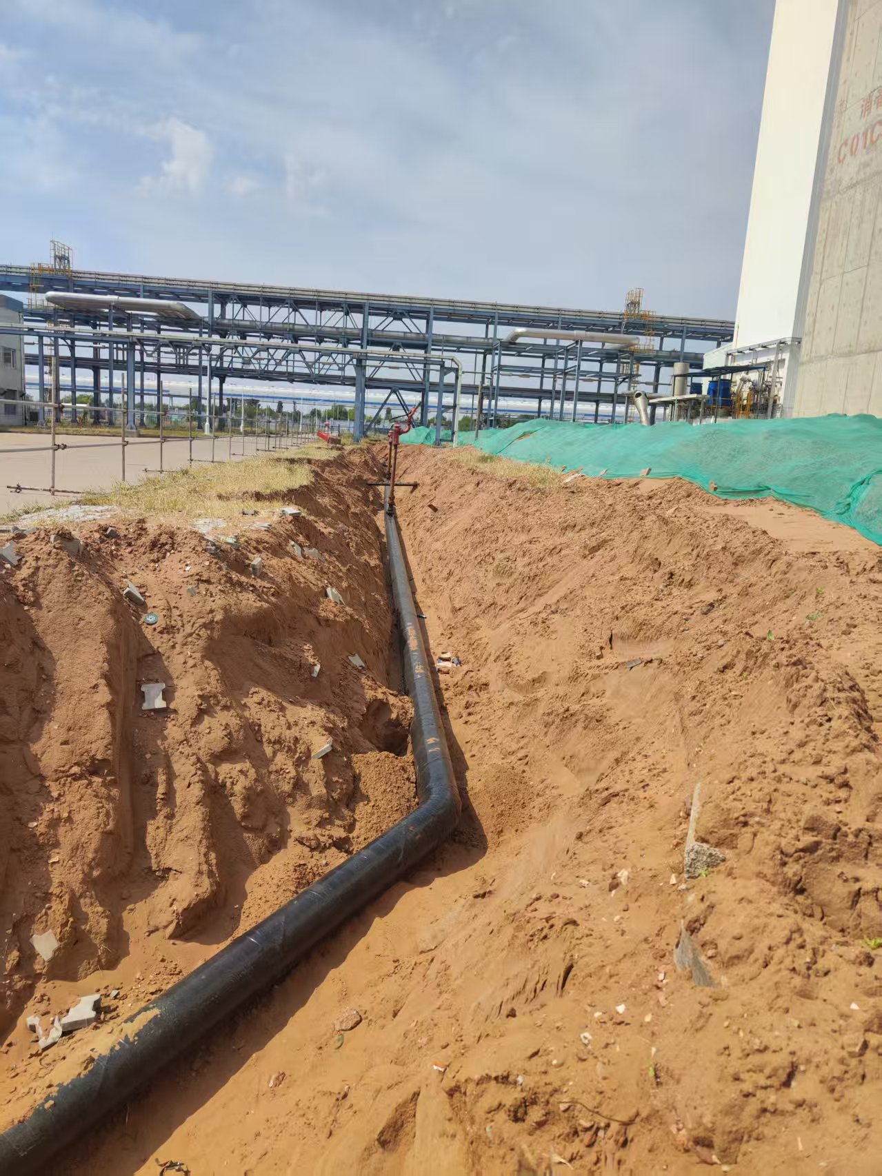 中天合创空分装置消防管线